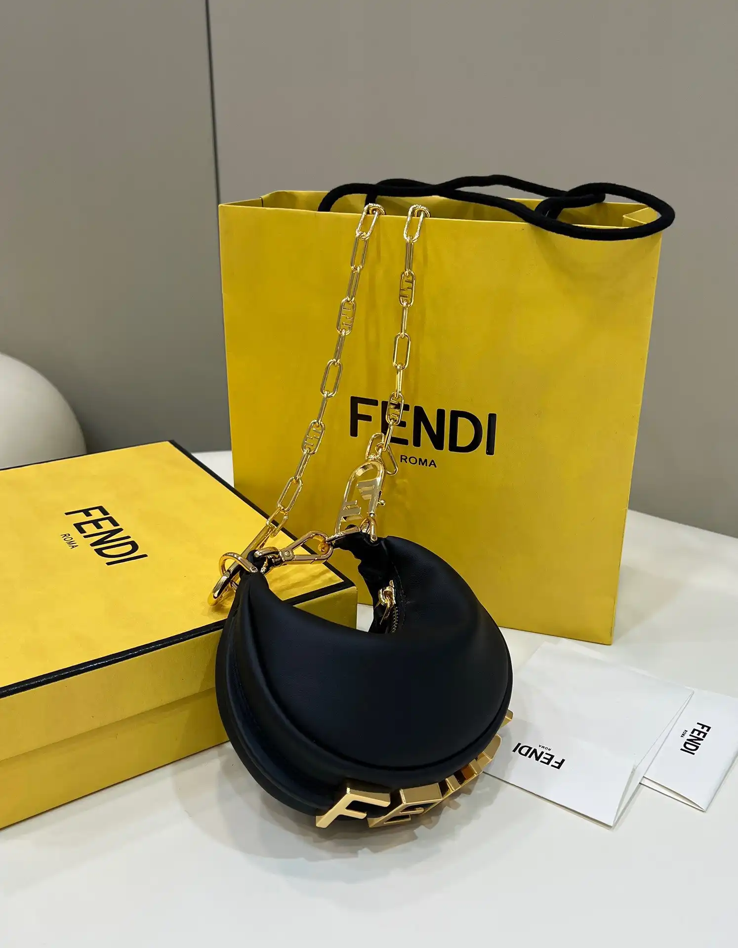 Fendi Nano Fendigraphy-16.5*14*5CM 0126