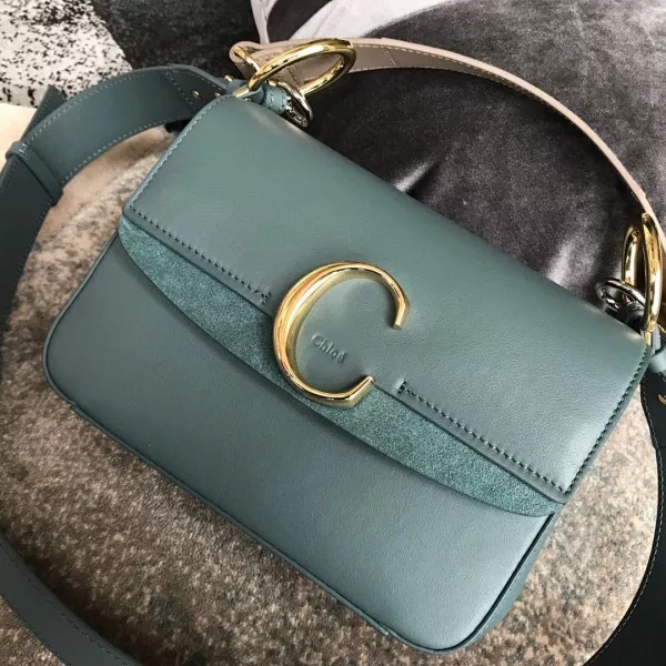 Firstbag Ru CHLOÉ SMALL C DOUBLE CARRY BAG 0116