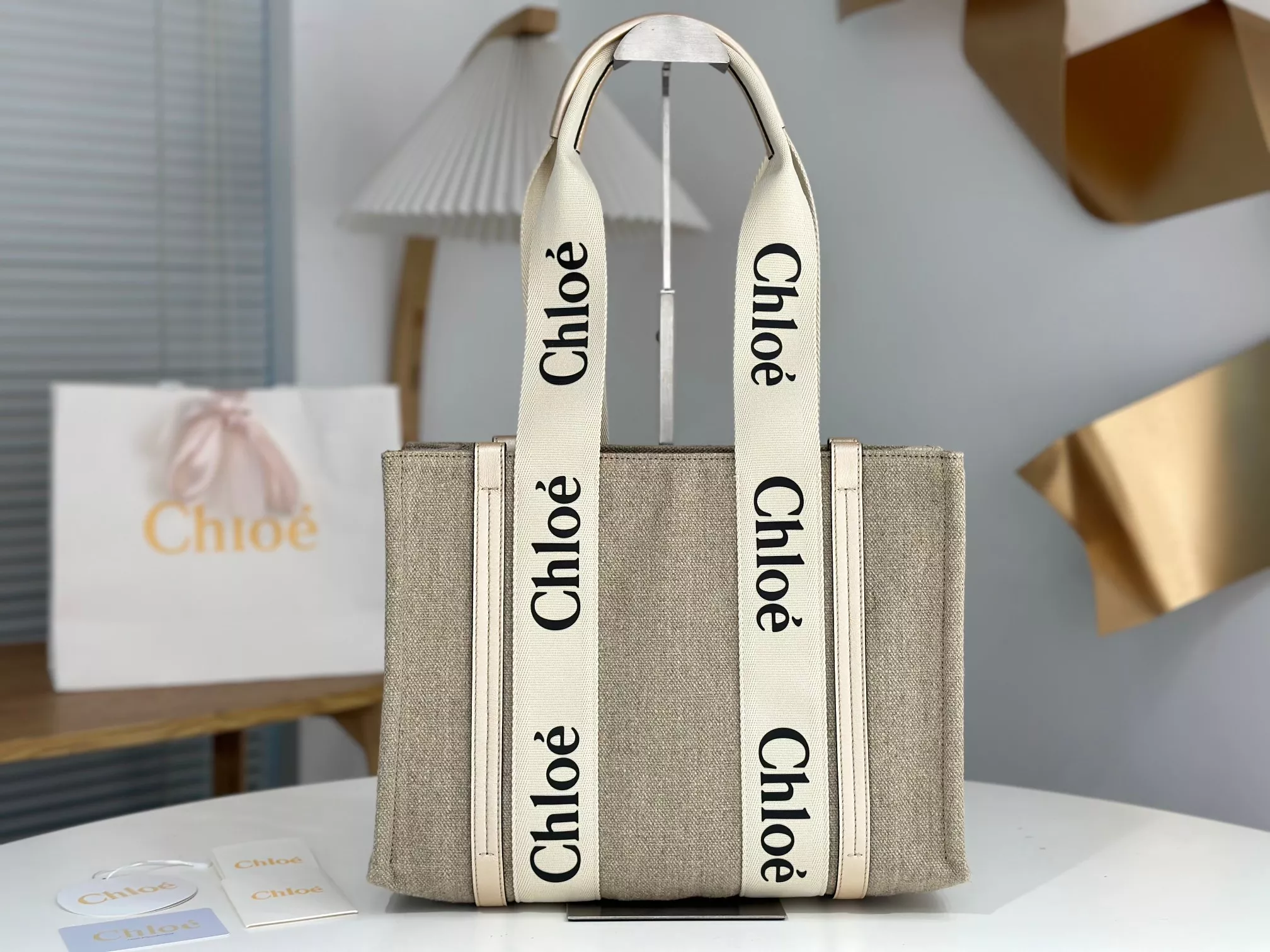 CHLOÉ medium woody tote bag 0116