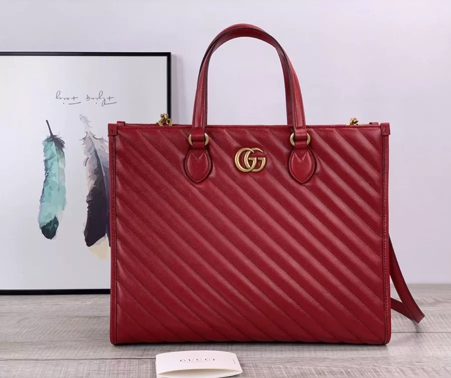 GUCCI GG Marmont medium tote bag 0120