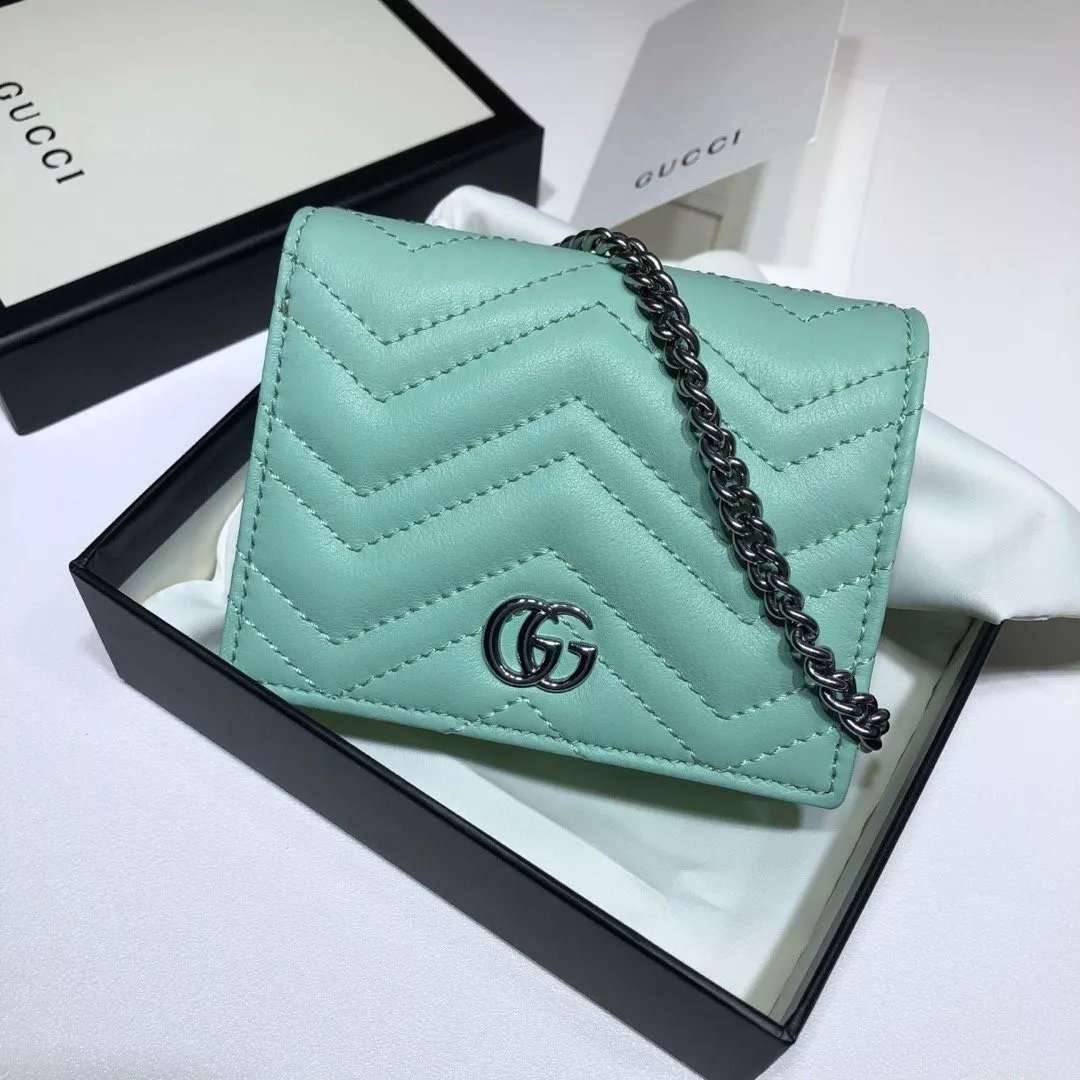 GUCCI GG Marmont chain wallet 0120