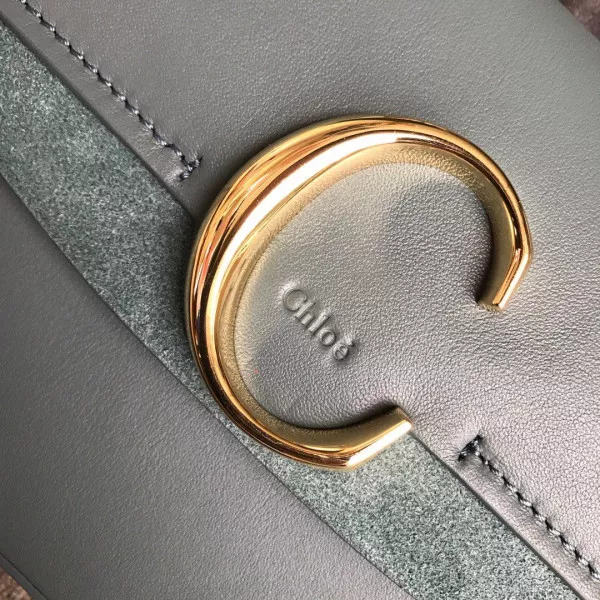 Firstbag Ru CHLOÉ SMALL C DOUBLE CARRY BAG 0116