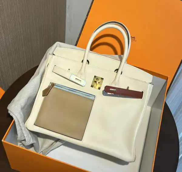 First Bag Ru HERMES Cargo Birkin Bag Swift 30 0205