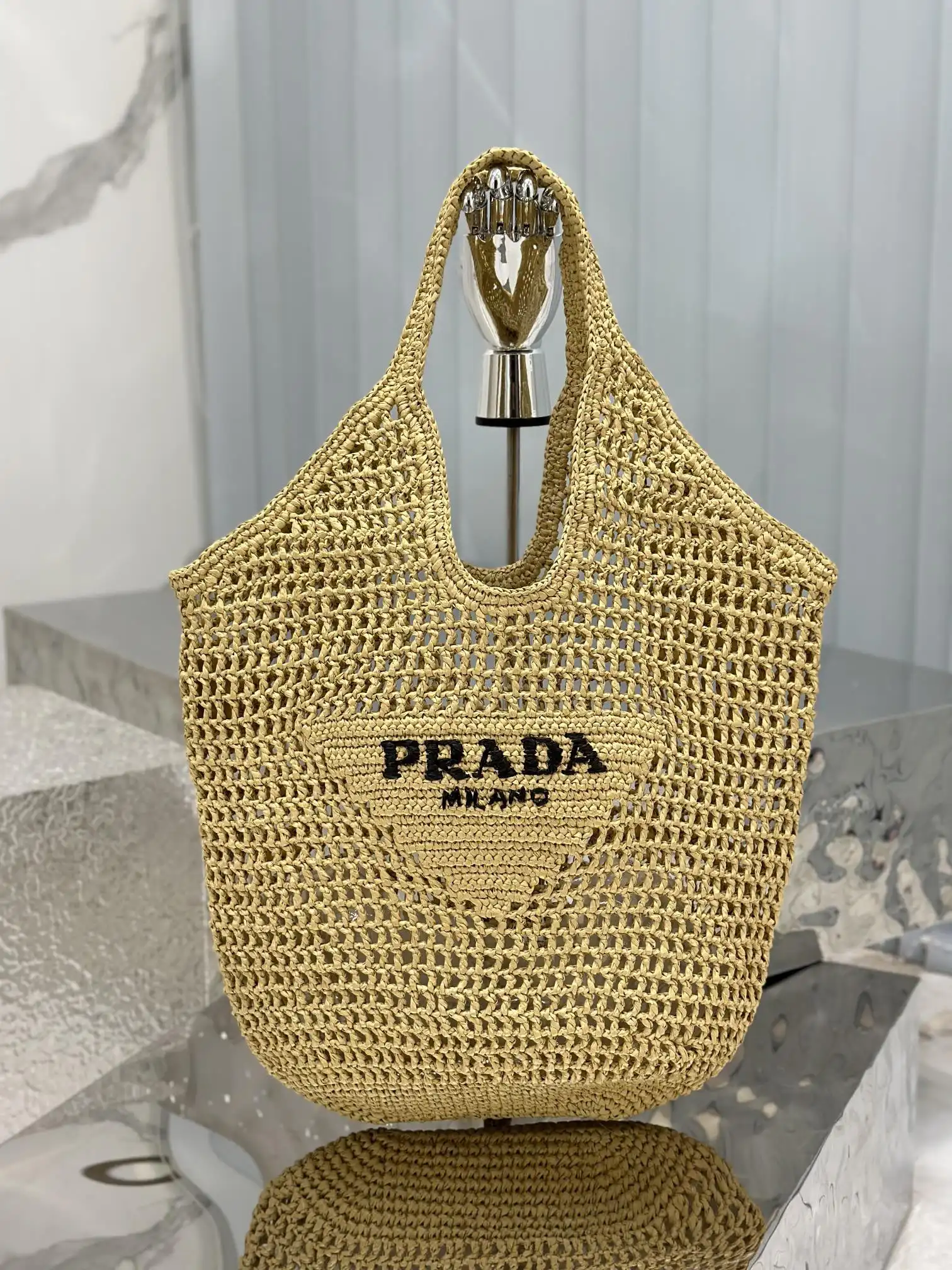 Firstbag Ru PRADA Crochet tote bag 0201