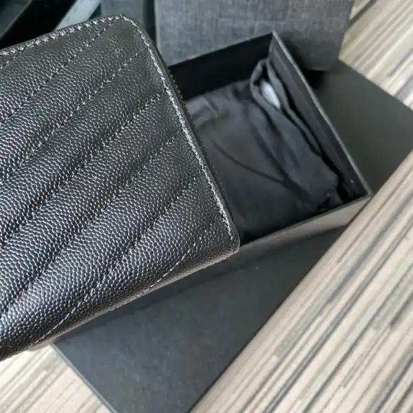 First Bag Ru YSL MONOGRAM ZIPPY WALLET 0202