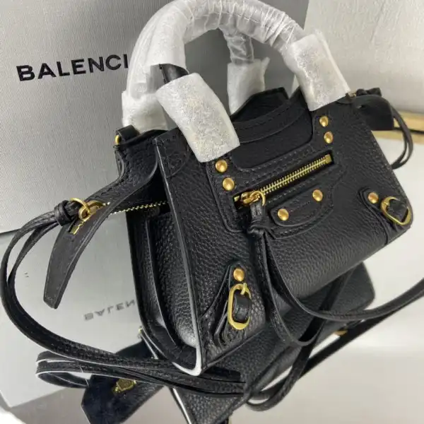 First Bag Ru BALENCIAGA NEO CHANELASSIC NANO TOP HANDLE BAG 0203