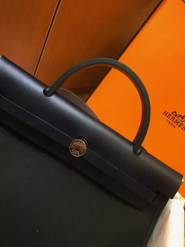 First Bag Ru HERMES HERBAG 31CM ALL HANDMADE 0205